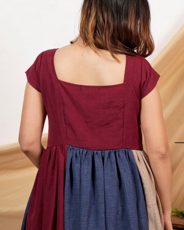Electric Maroon Dress