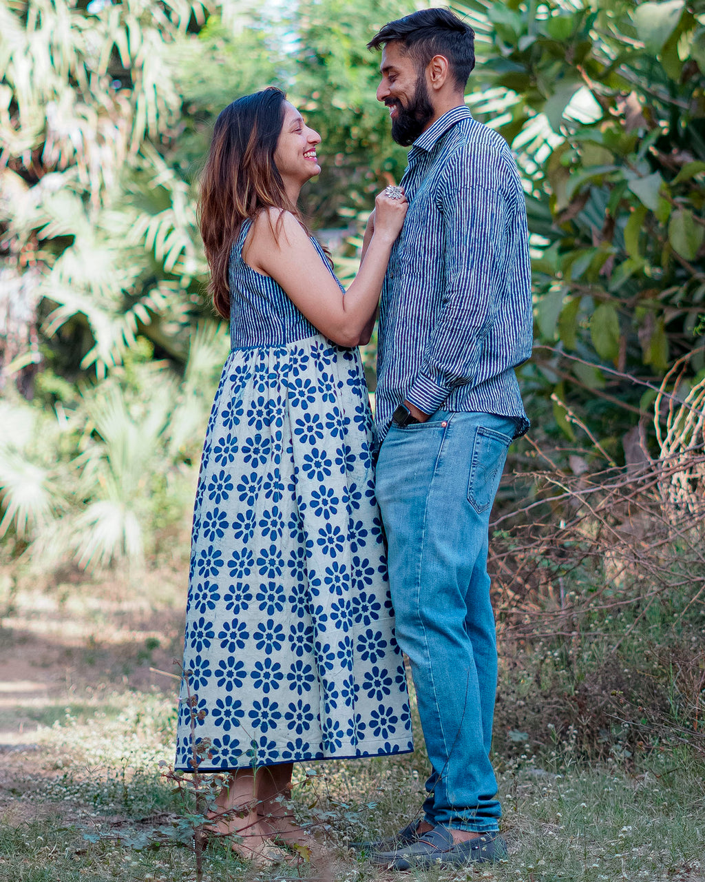 Indie Floral Midi Dress