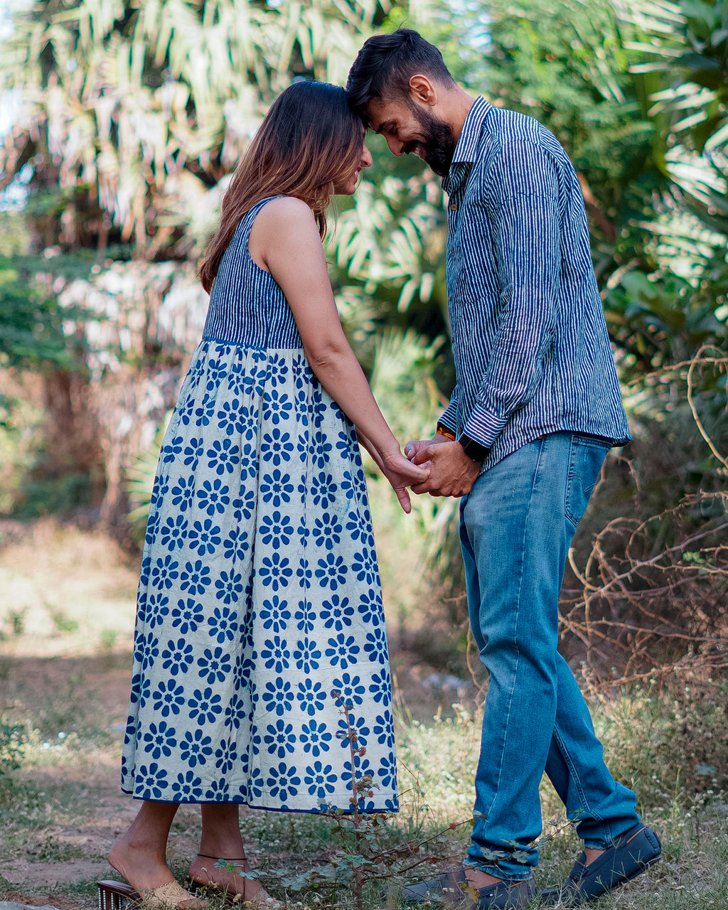 Indie Floral Midi Dress