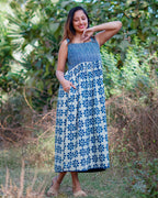 Indie Floral Midi Dress
