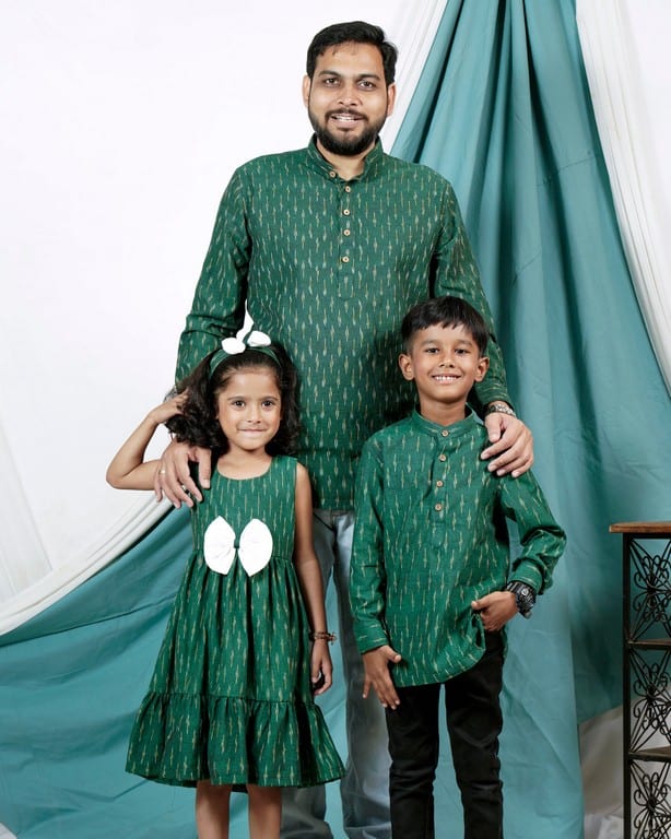 Pickle Green Glorious Father Kids Twinning