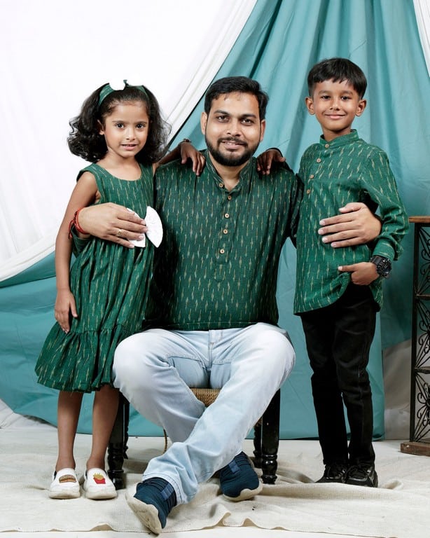 Pickle Green Glorious Father Kids Twinning