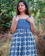 Indie Floral Midi Dress