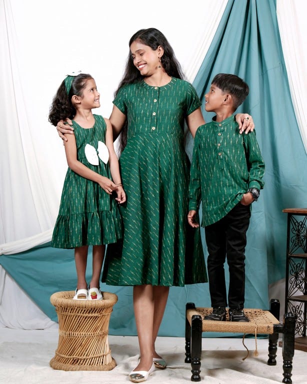 Pickle Green Glorious Mom Kid Twinning