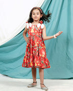 Red Bird Girl Dress