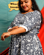 Moonstone Grey Maternity Dress