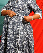 Moonstone Grey Maternity Dress