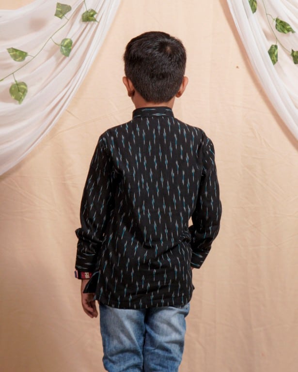 Ocean Black Glorious Boy Kurta
