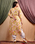 Pearl Floral Straight Kurti