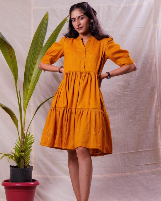 Starry Yellow Dress