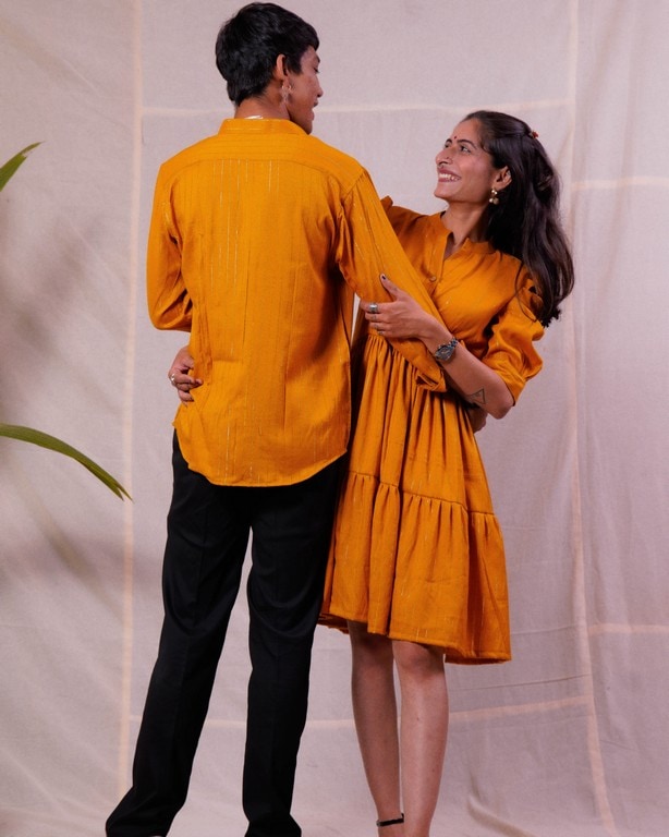 Starry Yellow Couple Set