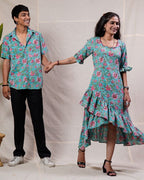 Aqua  Floral  Senorita Family