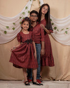 Beetroot Diverting Threads Mother Kids Twinning