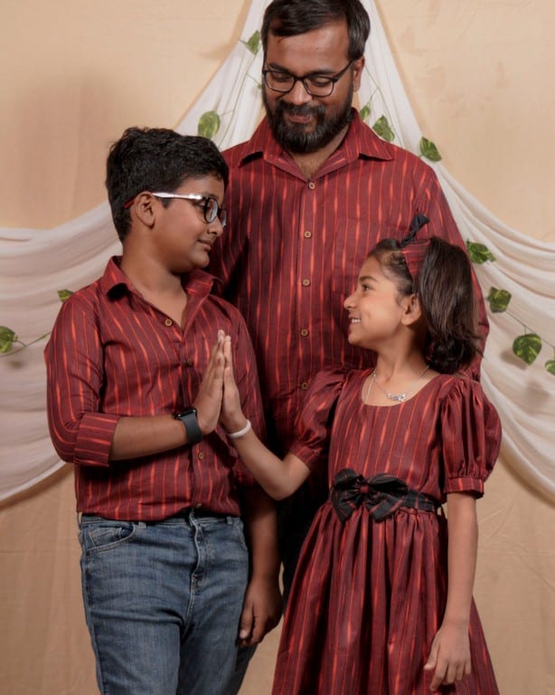 Beetroot Diverting Threads Father Kids Twinning