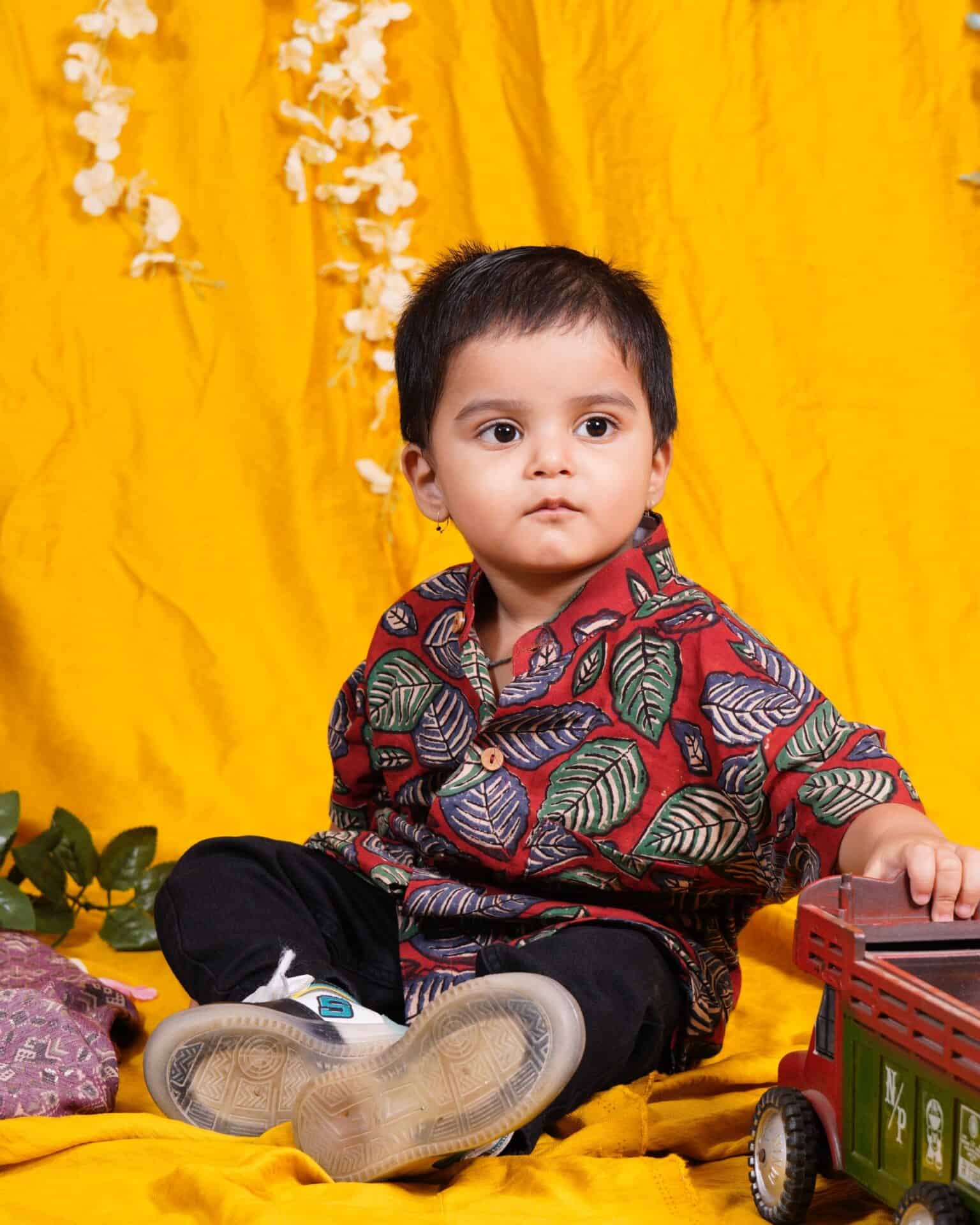 Berry Maroon Kids Shirt