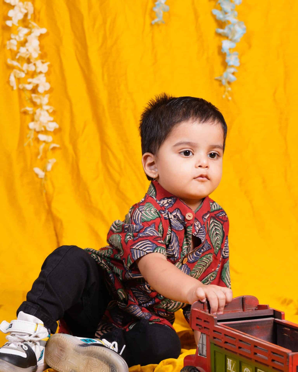 Berry Maroon Kids Shirt