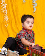 Berry Maroon Kids Shirt
