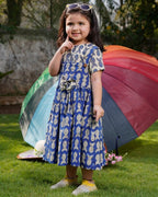 Fish ocean Blue Kid Dungaree Dress