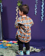 Caramel Floral Kids Shirt
