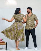 Archies Mustard Polka Family Set