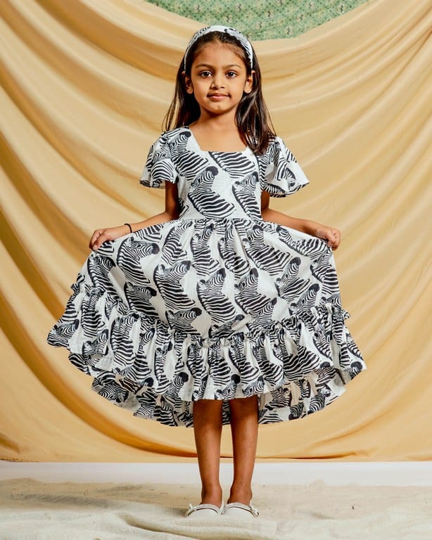 Zebra Print Kids dress