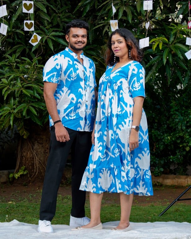 Blue Lisa Couple Set