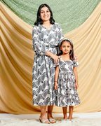 Zebra Print Mother Daughter Twinning