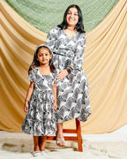 Zebra Print Mother Daughter Twinning