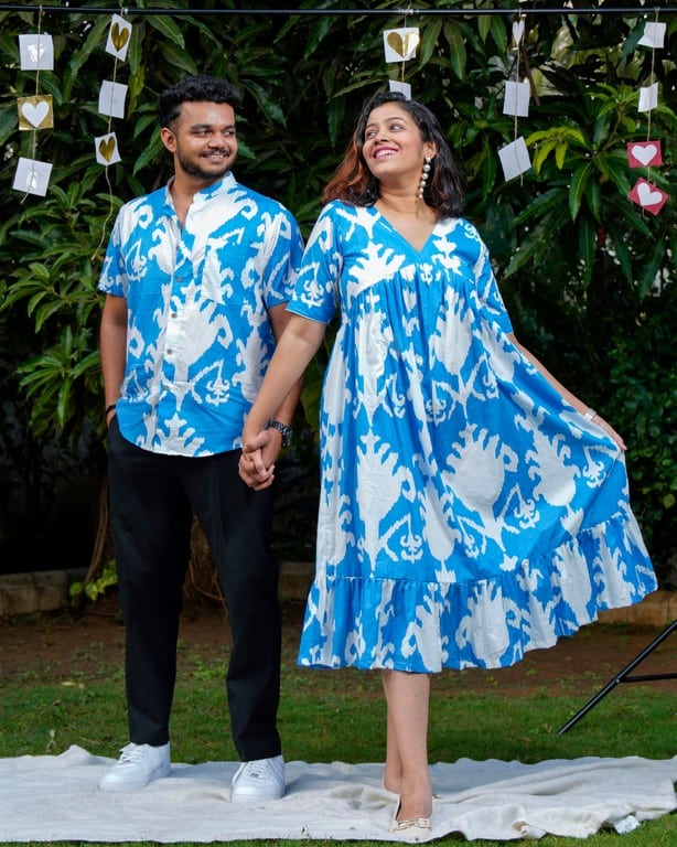 Blue Lisa Couple Set