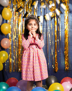 Spring Pink Kids Dress