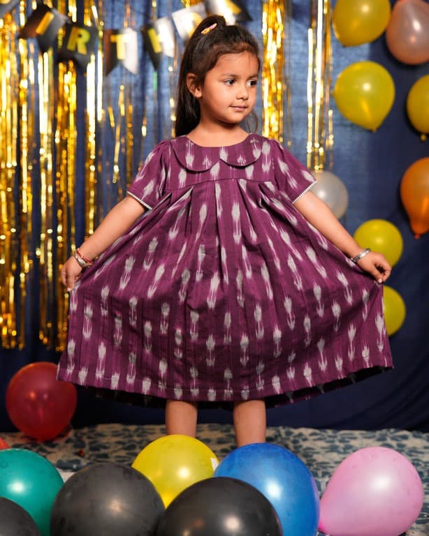 Purple Aster Kids dress
