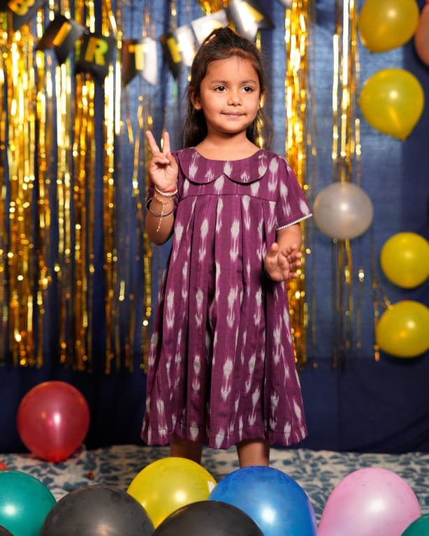 Purple Aster Kids dress