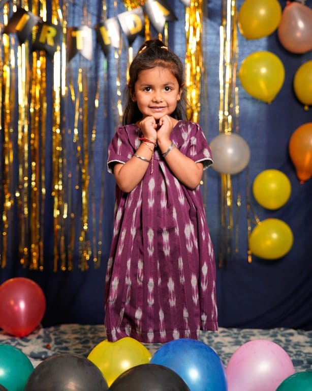 Purple Aster Kids dress
