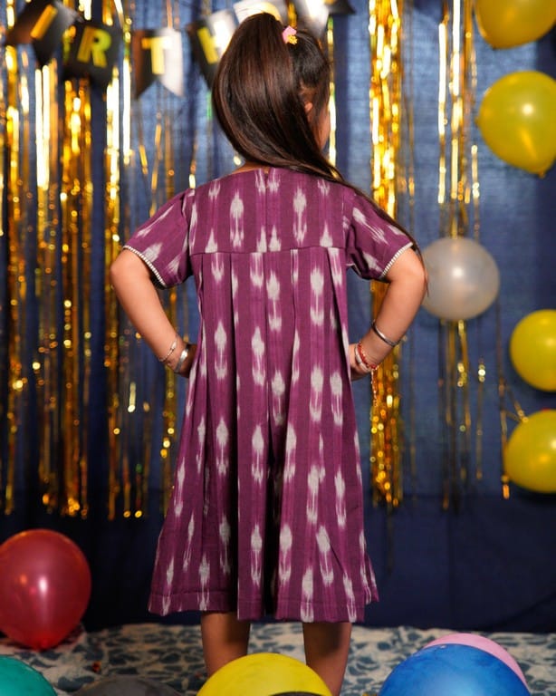 Purple Aster Kids dress