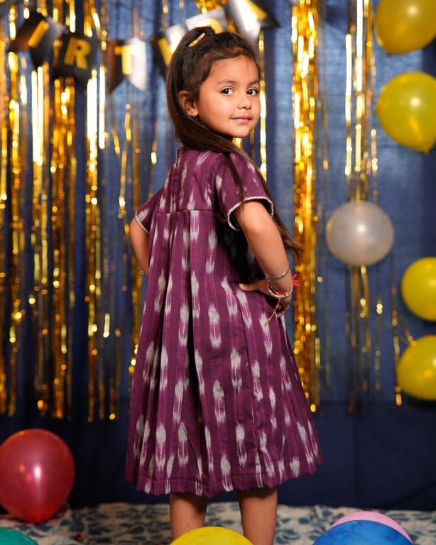 Purple Aster Kids dress
