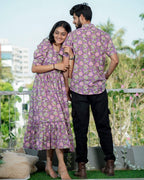 Leafing Lavender Couple Set