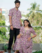Leafing Lavender Couple Set