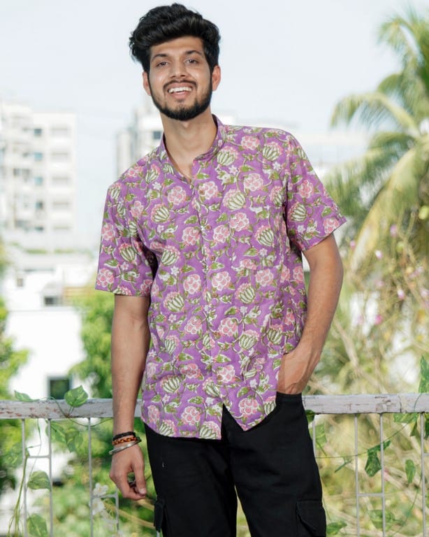 Leafing lavender Shirt