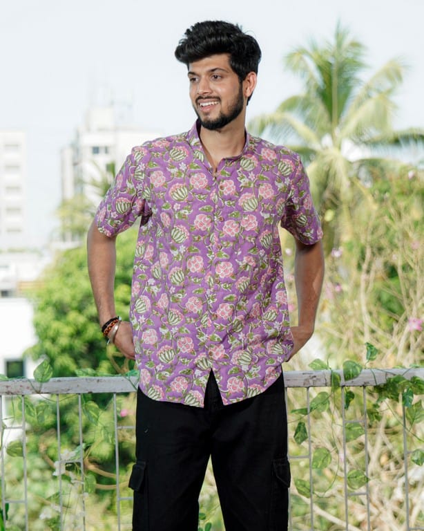 Leafing lavender Shirt