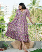 Leafing Lavender Dress