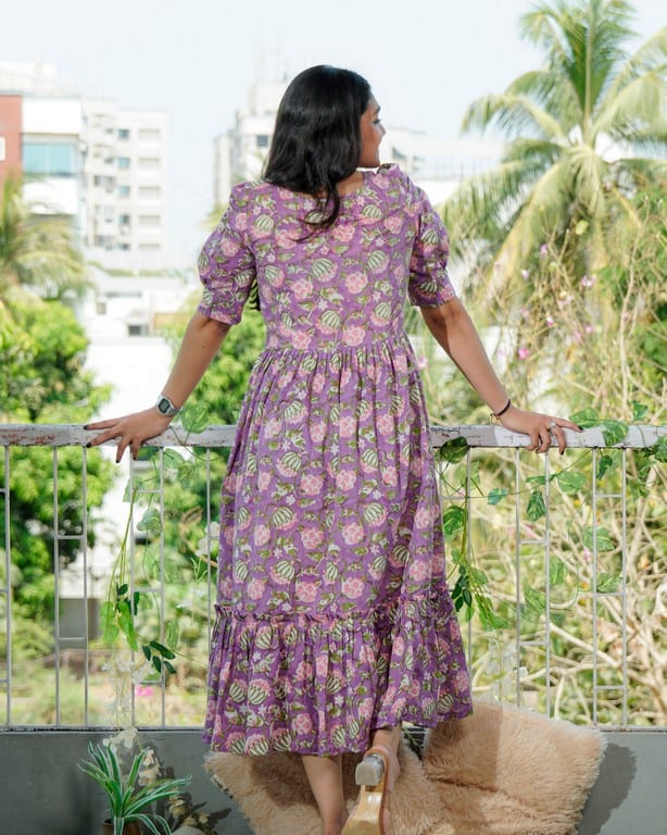 Leafing Lavender Dress