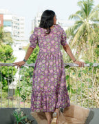 Leafing Lavender Dress
