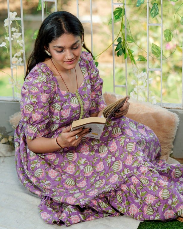 Leafing Lavender Dress