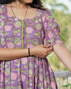 Leafing Lavender Dress