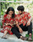 Red Kitty Shoal Couple Set