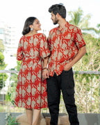 Red Kitty Shoal Couple Set