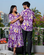 Purple Lisa Couple Set