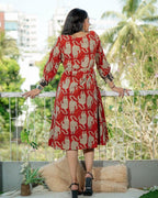Red Kitty Shoal Dress