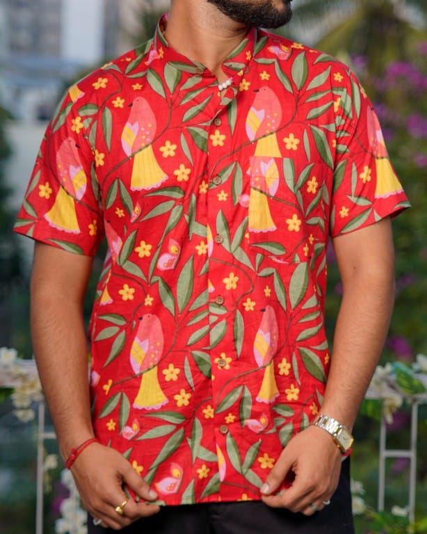 Red Bird Shirt