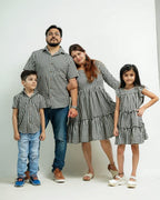 Ikat Checkered Family Set